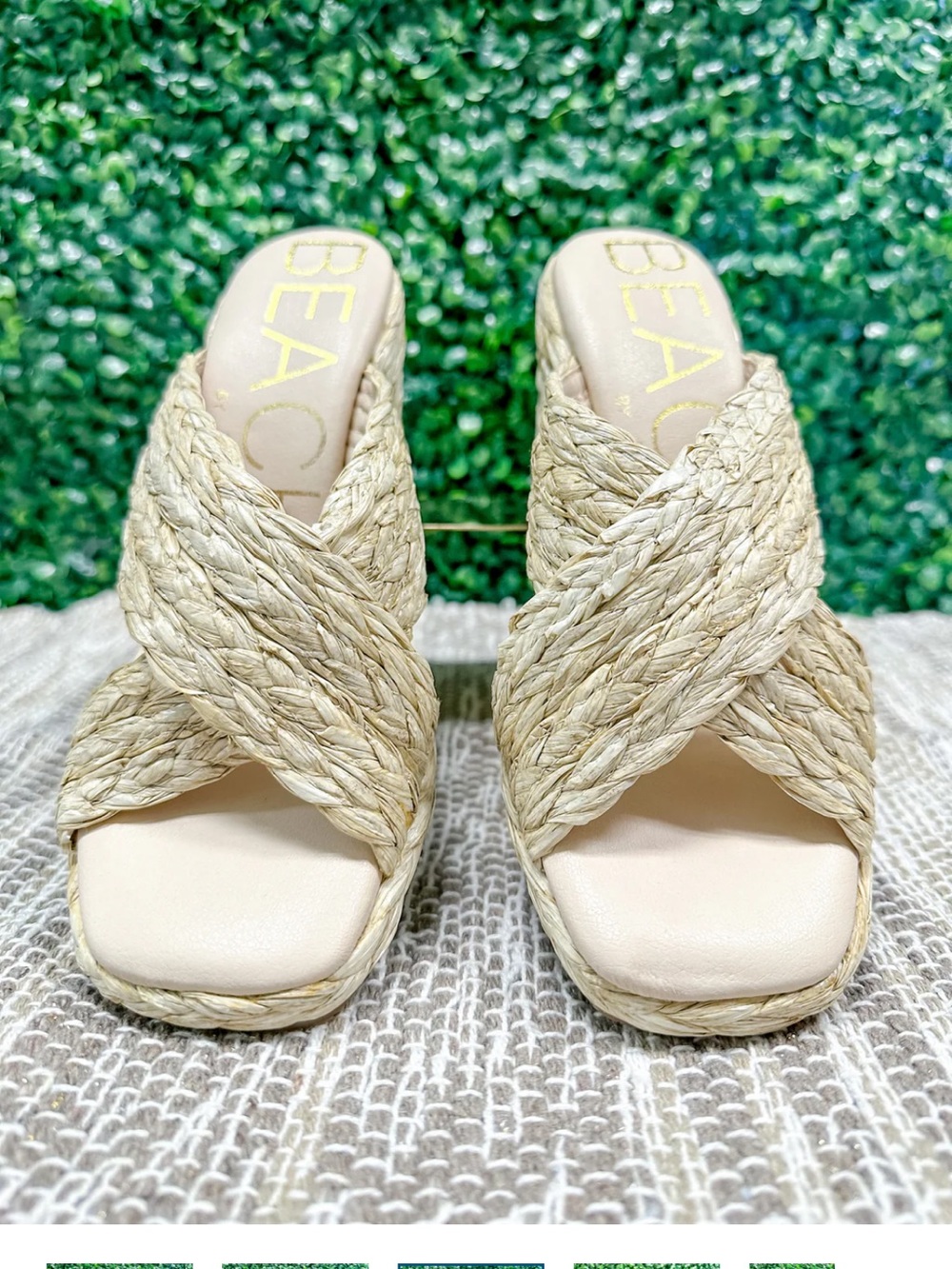 Beach By Matisse Bondi Woven Espadrille Wedge Sandal - Natural - Picture 5 of 7
